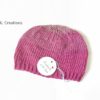 Purple Baby Knit Hat