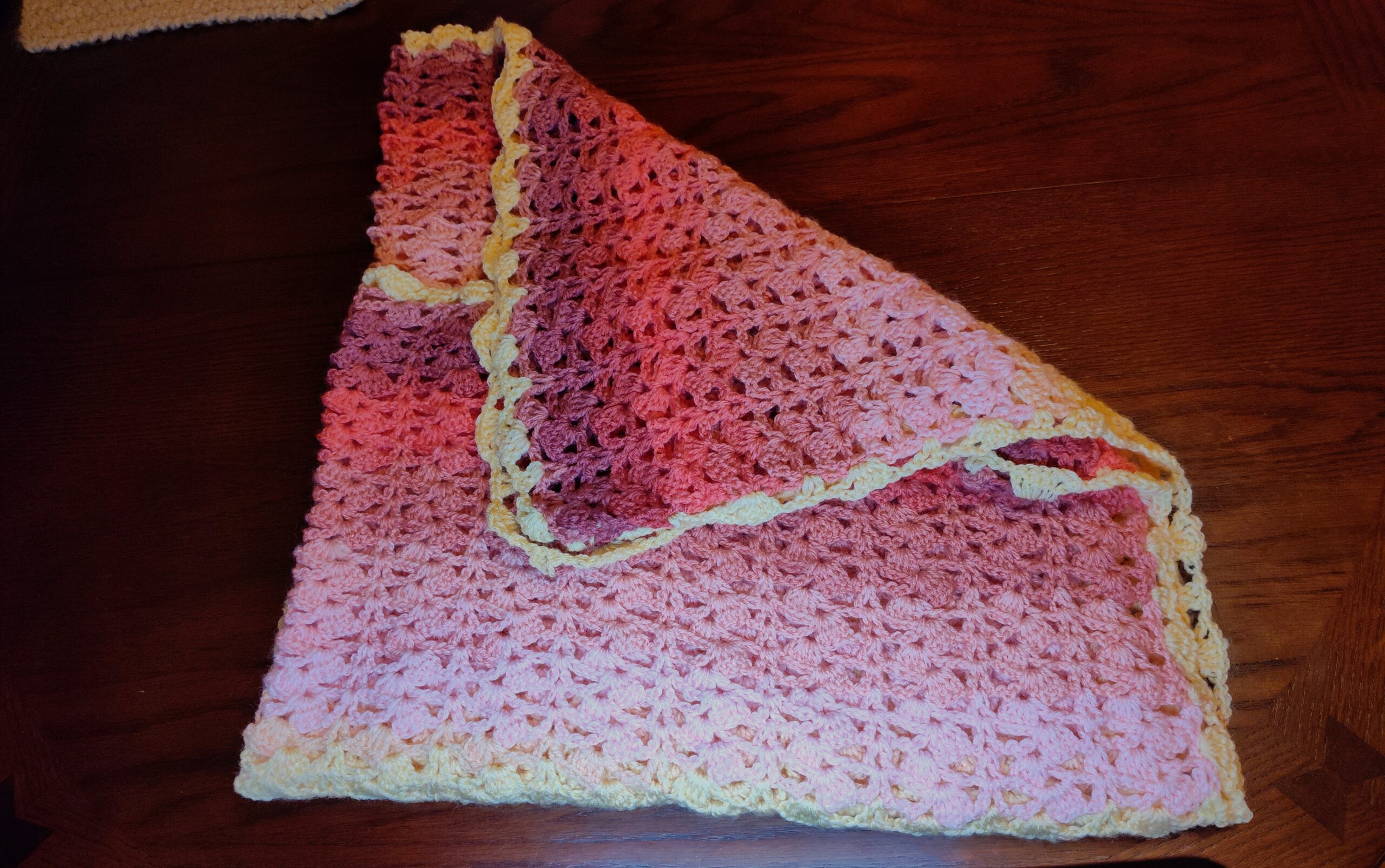 Baby Blanket In Color Strawberry